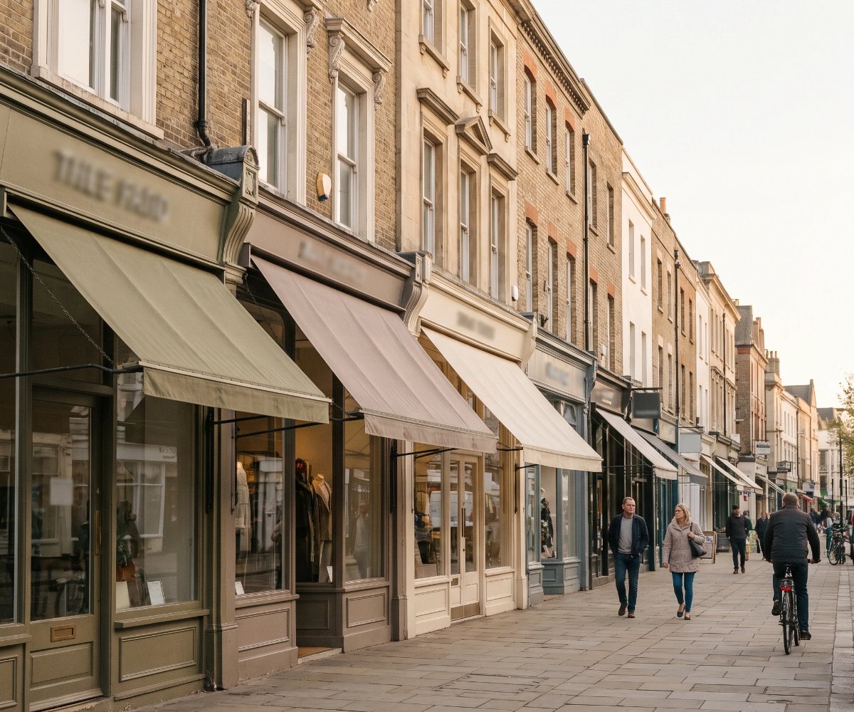 High-street retail parade